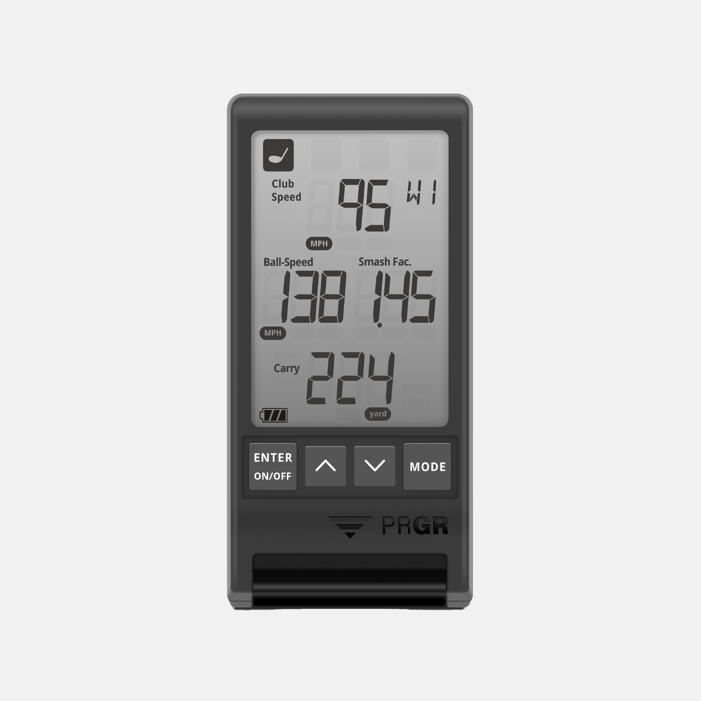 *New* PRGR Black Portable Launch Monitor